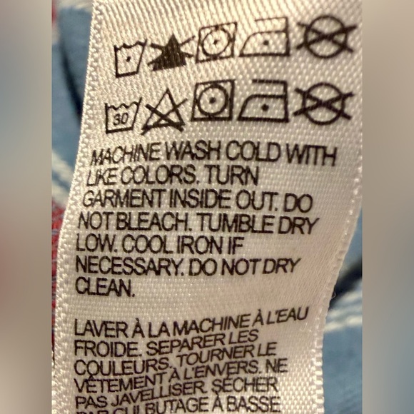 Lucky Brand Classic Fit Plaid Flannel Shirt Blue Red XL Soft Cotton - Picture 9 of 11